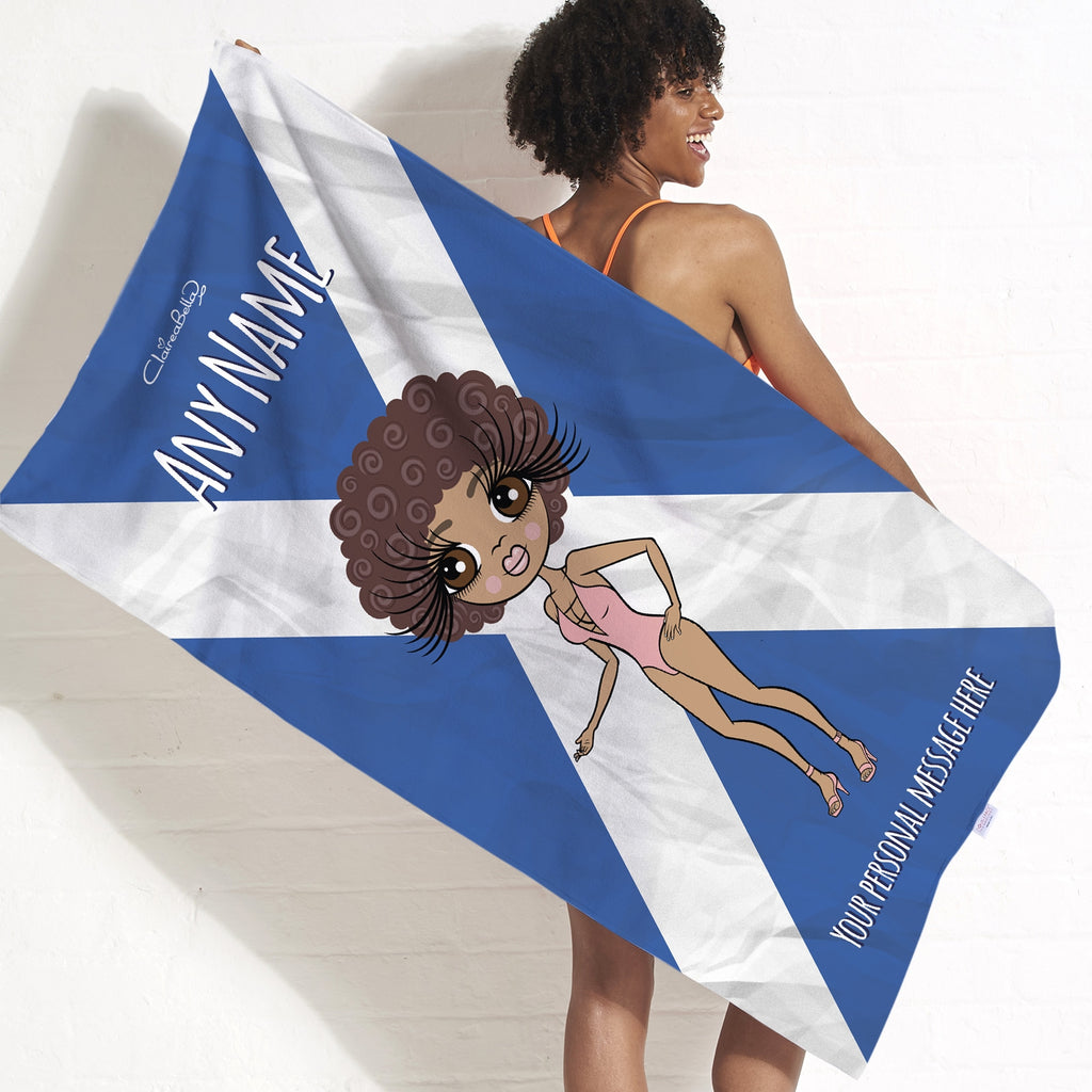 ClaireaBella Scottish Flag Beach Towel - Image 2