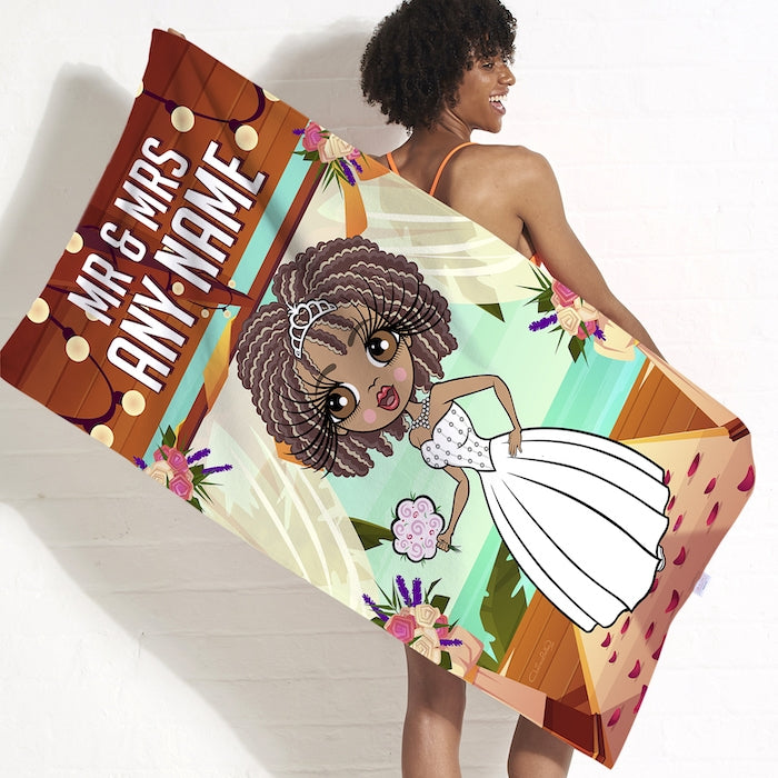 ClaireaBella Beach Ceremony Beach Towel - Image 1