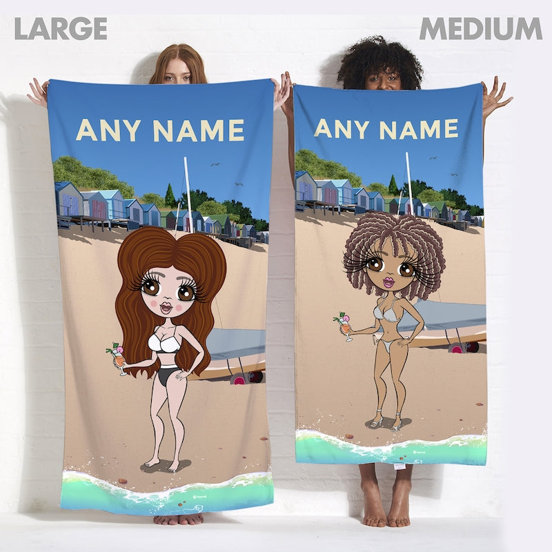 ClaireaBella Beach Huts Beach Towel - Image 5