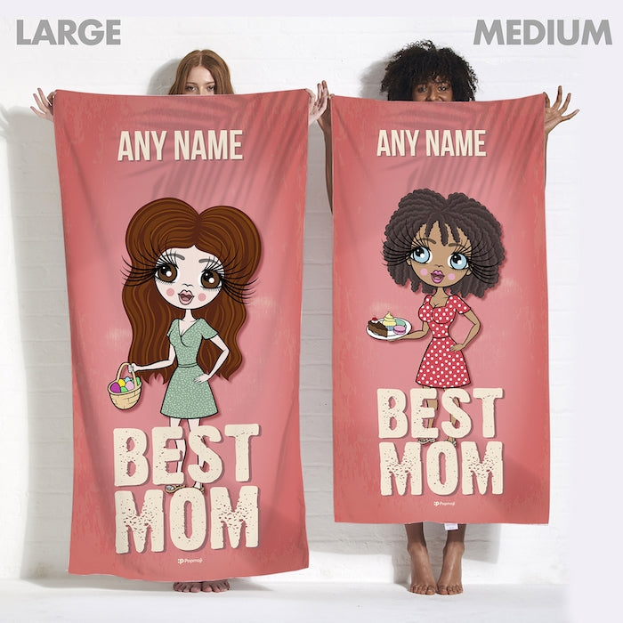 ClaireaBella Best Mom Beach Towel - Image 3