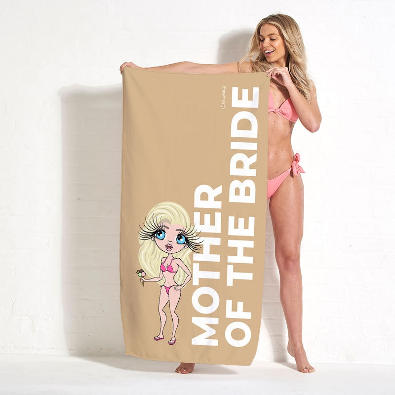 ClaireaBella Bold Mother Of The Bride Nude Beach Towel - Image 3