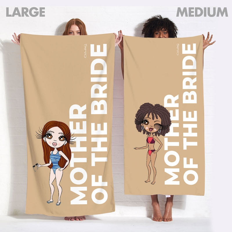 ClaireaBella Bold Mother Of The Bride Nude Beach Towel - Image 2