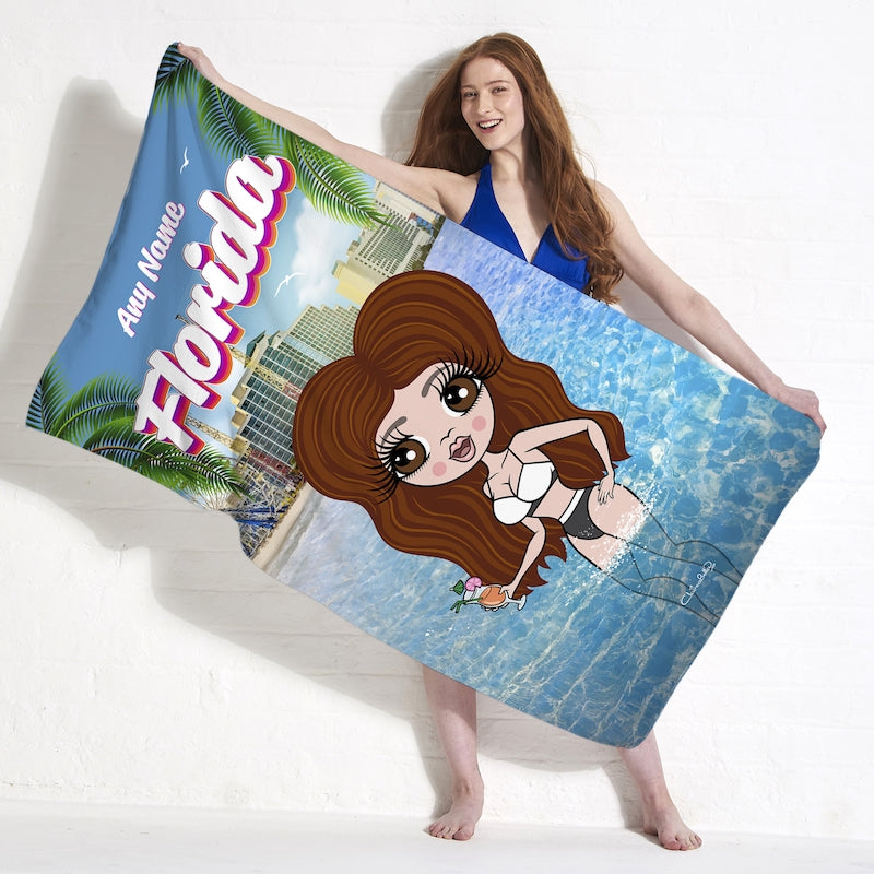 ClaireaBella Florida Beach Towel - Image 3