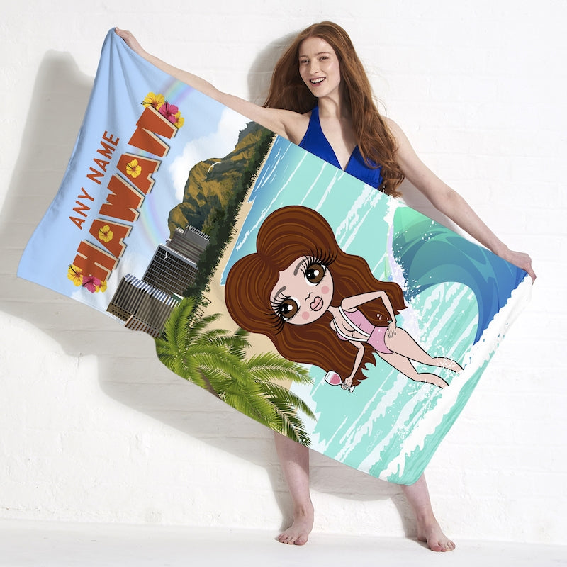 ClaireaBella Hawaii Beach Towel - Image 1