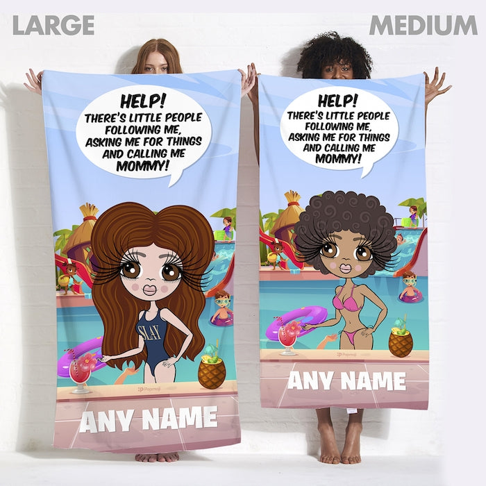 ClaireaBella Help! Little People Beach Towel - Image 4