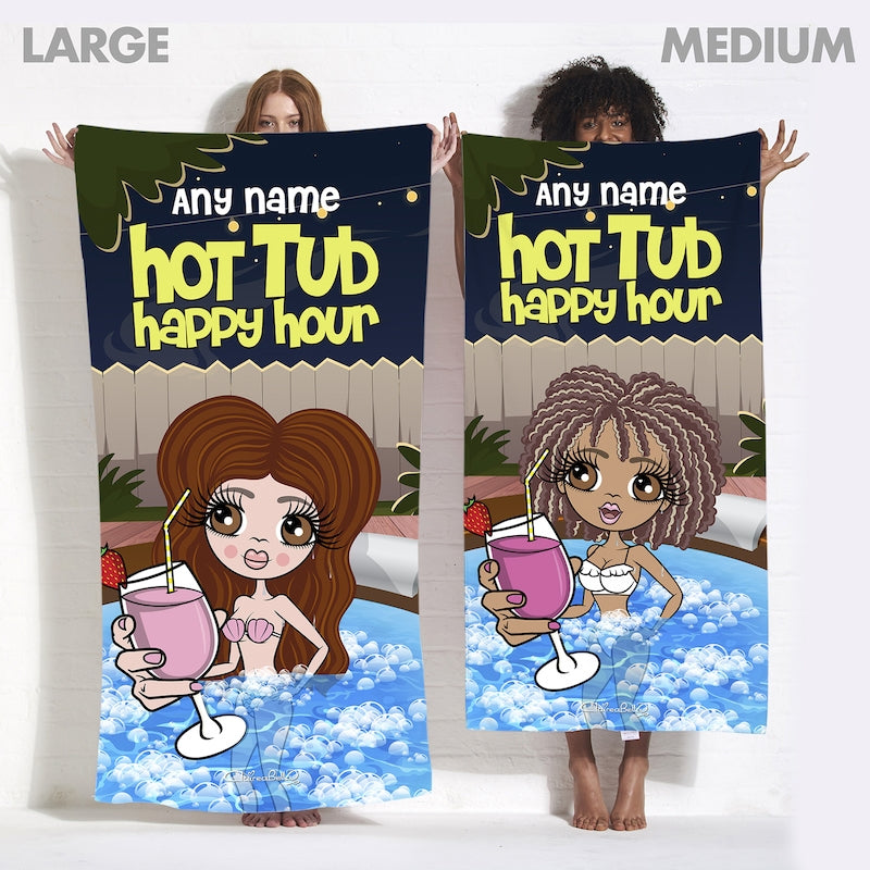 ClaireaBella Hot Tub Happy Hour Beach Towel - Image 5
