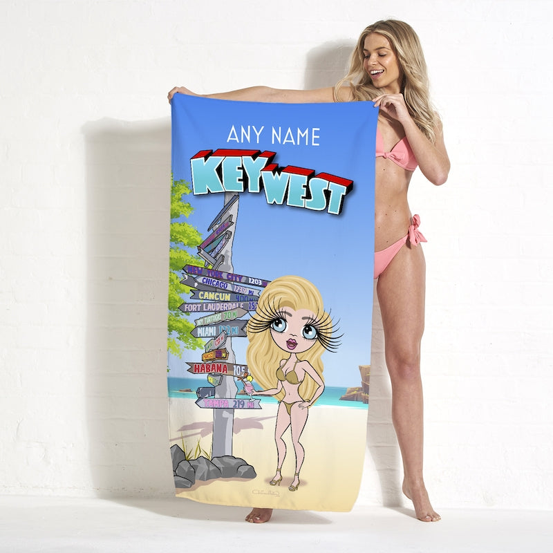 ClaireaBella Key West Beach Towel - Image 1
