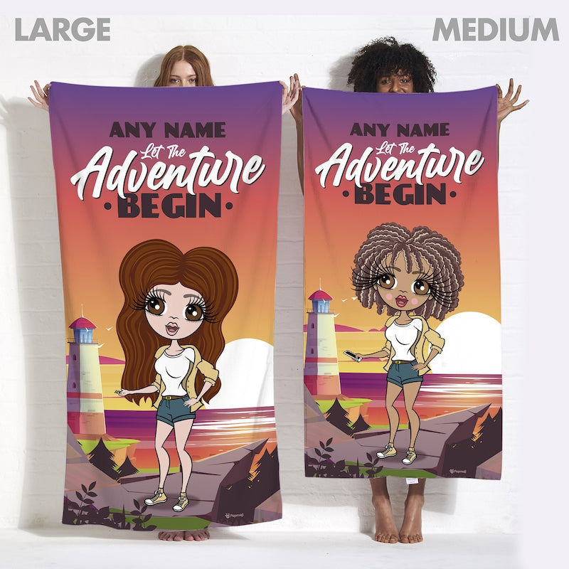 ClaireaBella Let The Adventure Begin Beach Towel - Image 5