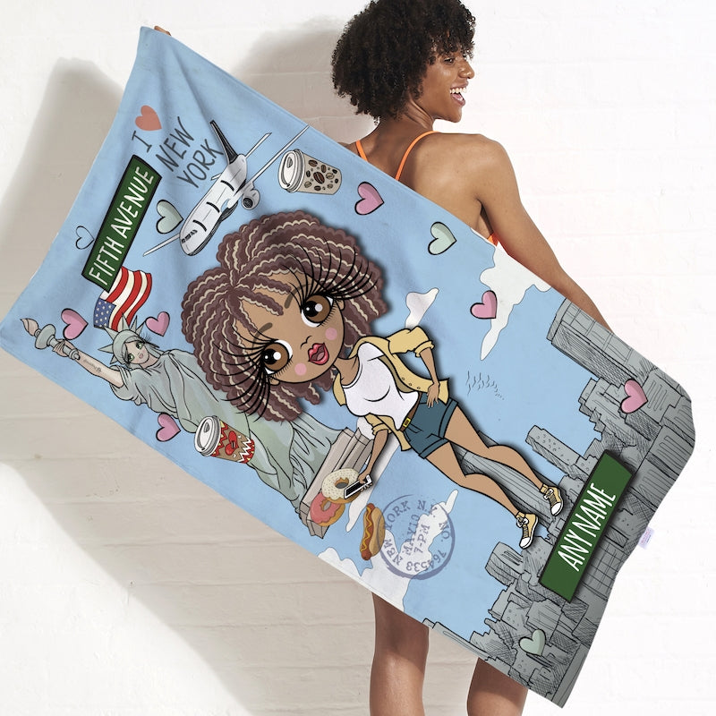 ClaireaBella Love NY Beach Towel - Image 5