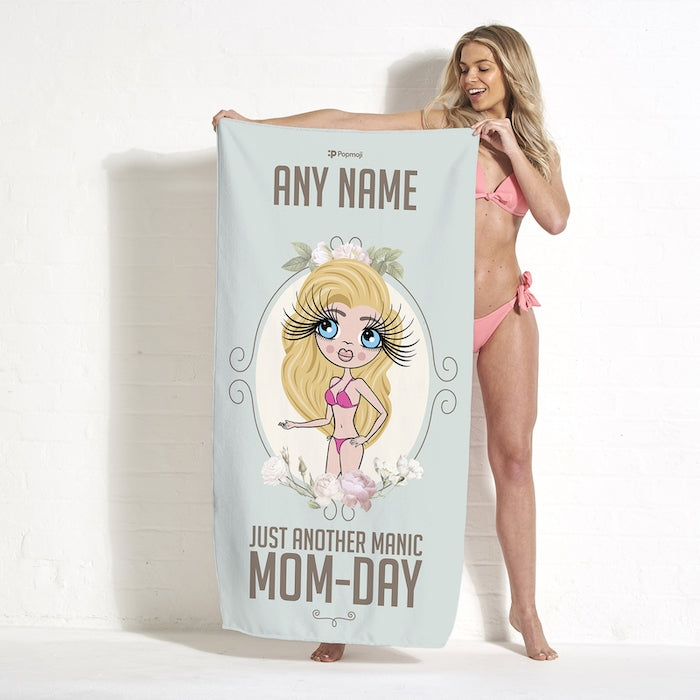 ClaireaBella Manic MomDay Beach Towel - Image 3
