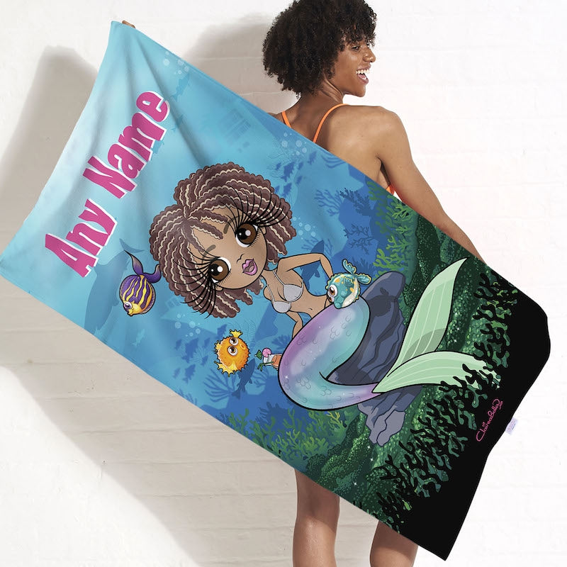 ClaireaBella Ocean Mermaid Beach Towel - Image 1