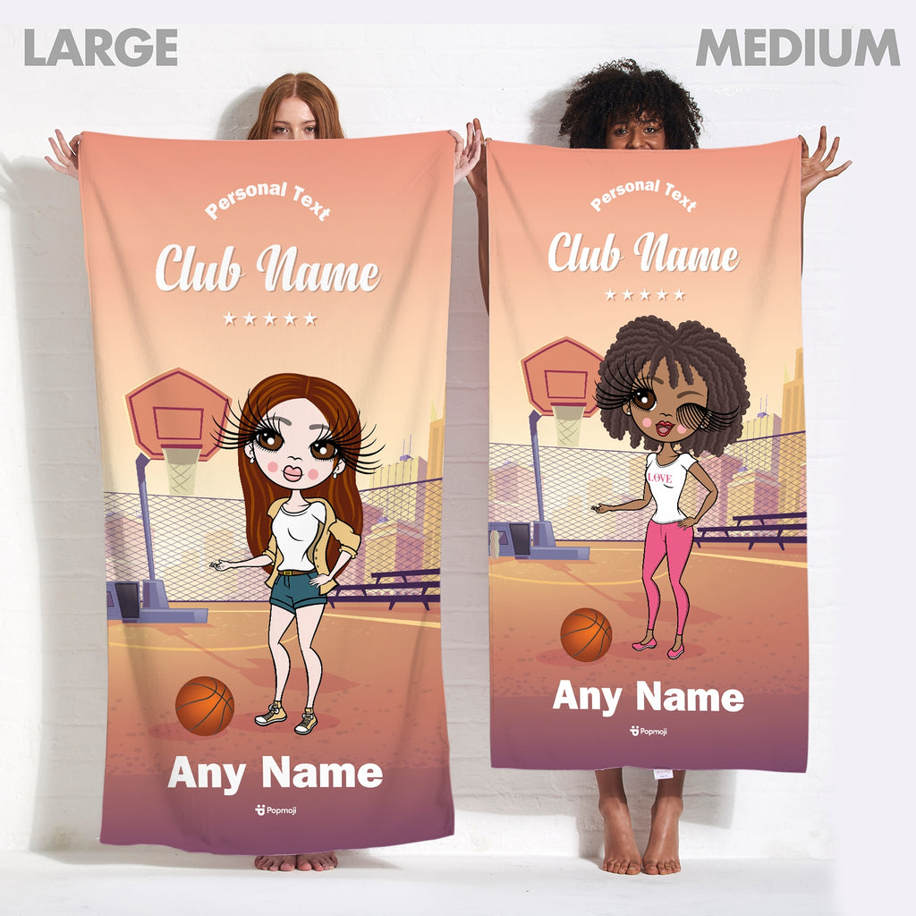 ClaireaBella Netball Court Beach Towel - Image 4