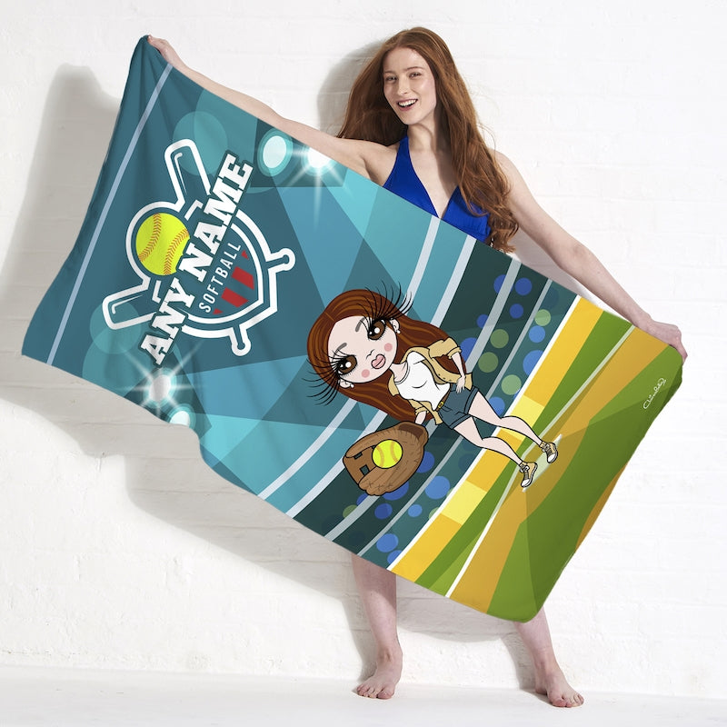 ClaireaBella Softball Beach Towel - Image 2