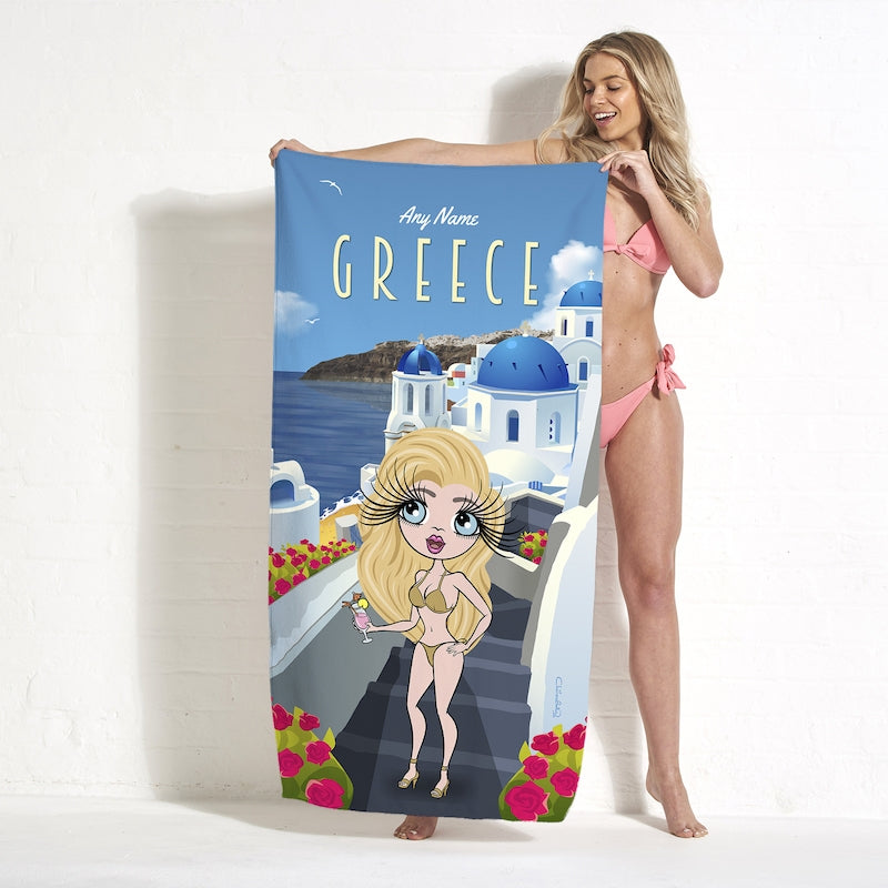 ClaireaBella Greece Beach Towel - Image 3