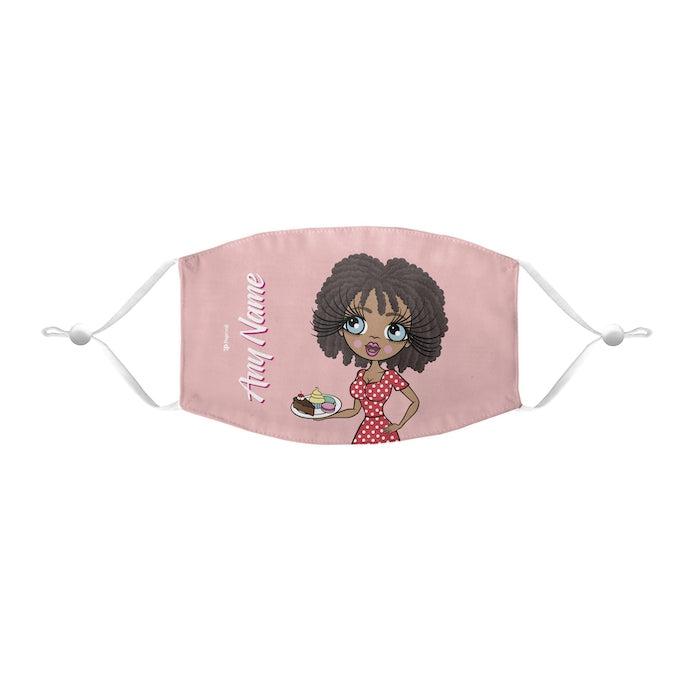 ClaireaBella Personalized Blush Reusable Face Covering - Image 1