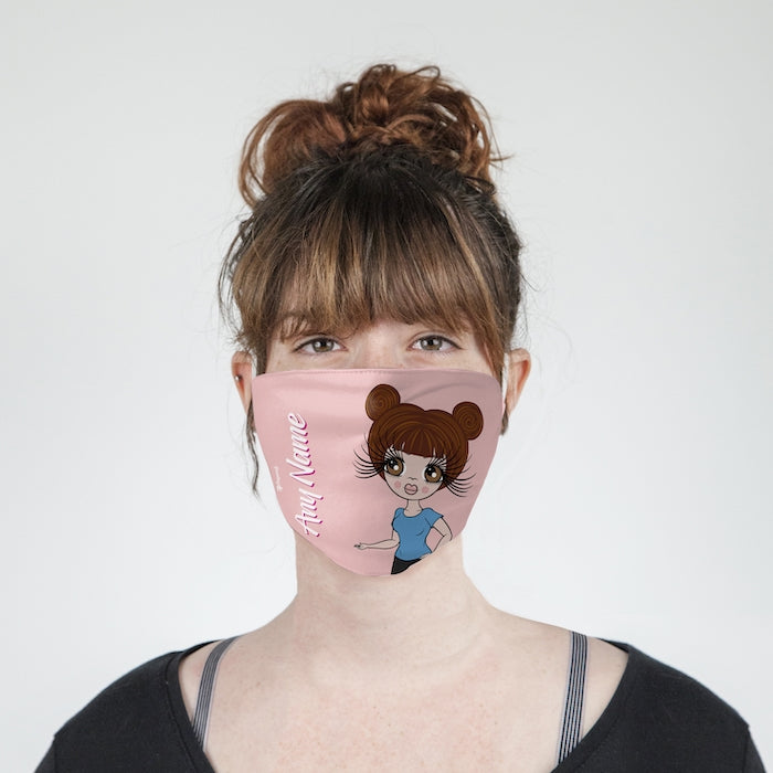 ClaireaBella Personalized Blush Reusable Face Covering - Image 2