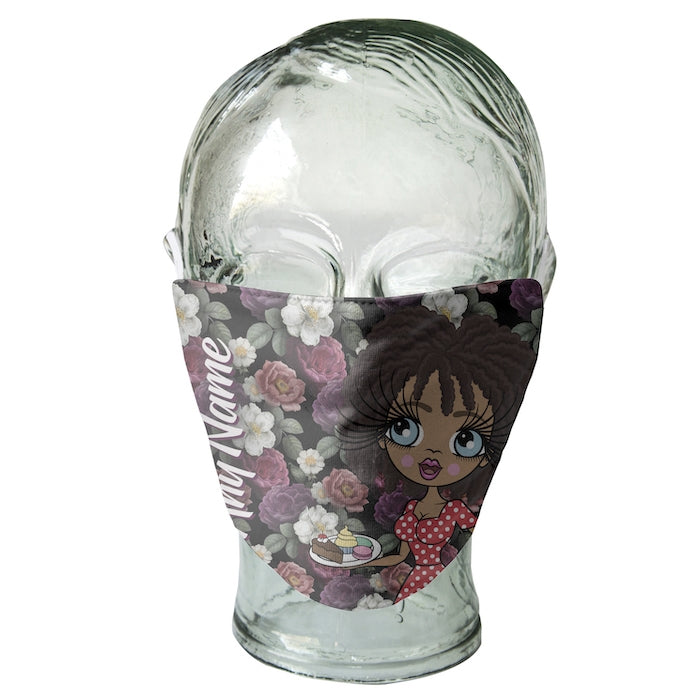 ClaireaBella Personalized Floral Reusable Face Covering - Image 3
