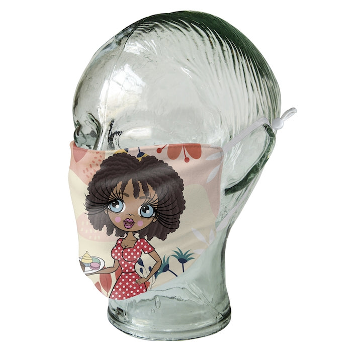 ClaireaBella Personalized Colorful Flowers Reusable Face Covering - Image 7