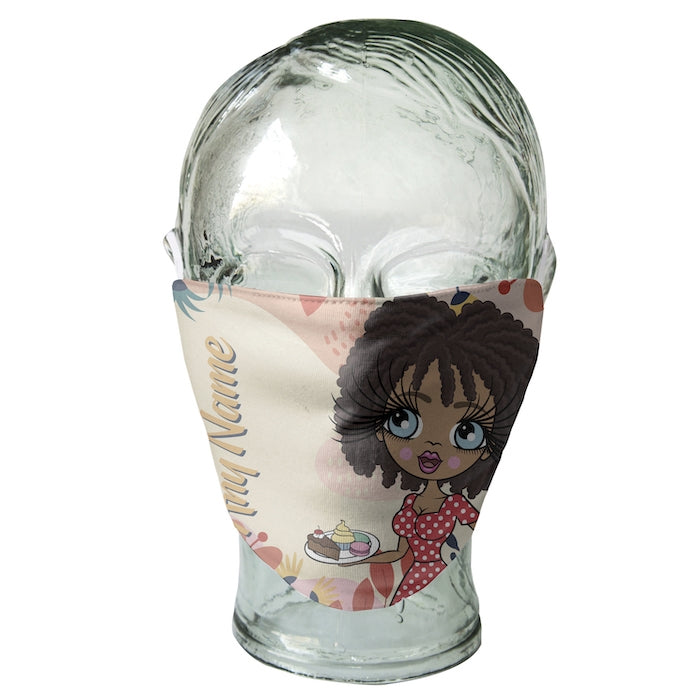 ClaireaBella Personalized Colorful Flowers Reusable Face Covering - Image 3