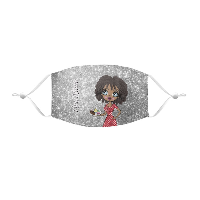 ClaireaBella Personalized Glitter Effect Reusable Face Covering - Image 8