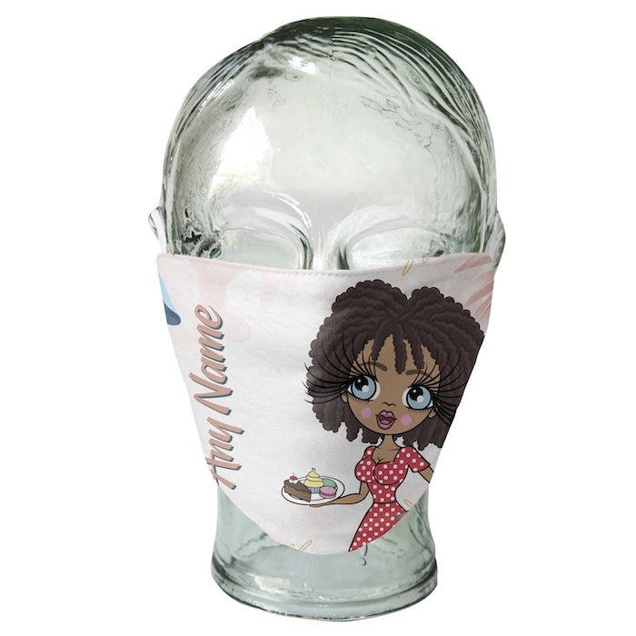 ClaireaBella Personalized Leaf Print Reusable Face Covering - Image 3