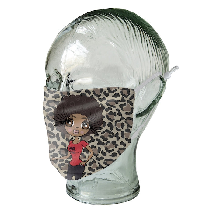 ClaireaBella Personalized Leopard Print Reusable Face Covering - Image 7