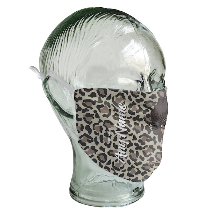 ClaireaBella Personalized Leopard Print Reusable Face Covering - Image 5