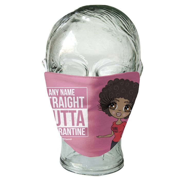 ClaireaBella Personalized Straight Outta Reusable Face Covering - Image 3