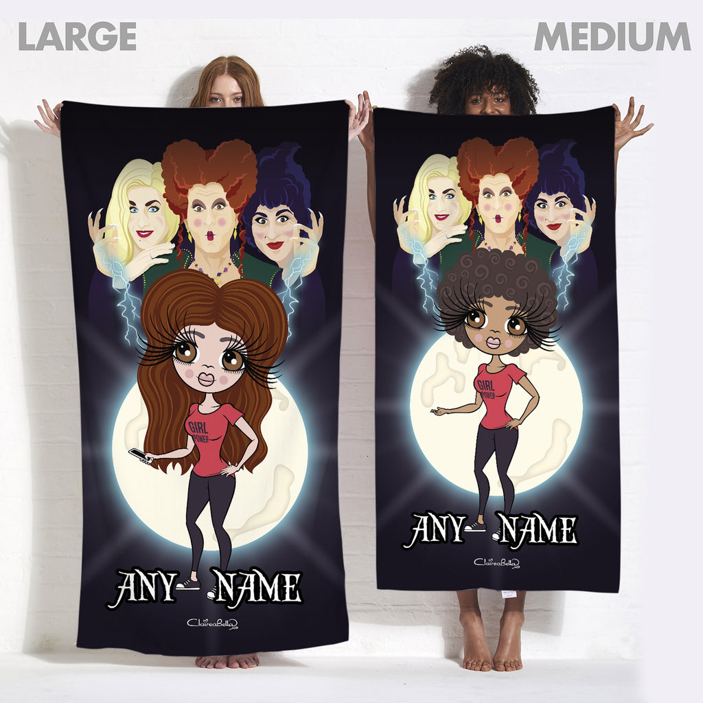ClaireaBella Mischievous Witches Beach Towel - Image 3