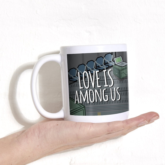 Womens Personalized Love Among Us Mug – Popmoji.com