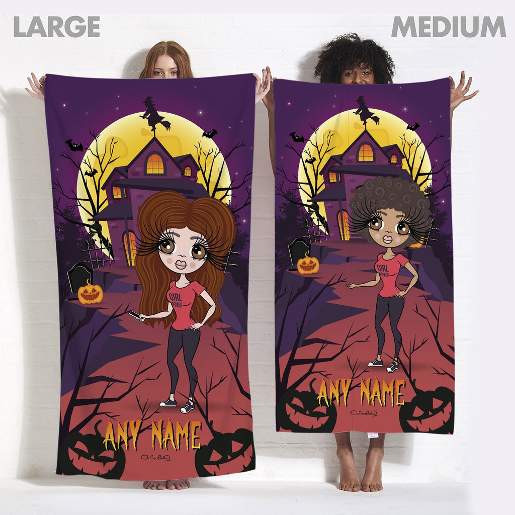 ClaireaBella Haunted House Beach Towel - Image 6
