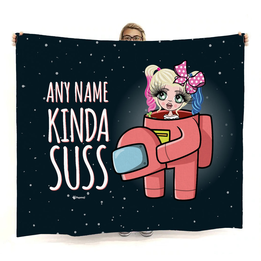 Girls Kinda Suss Fleece Blanket - Image 1