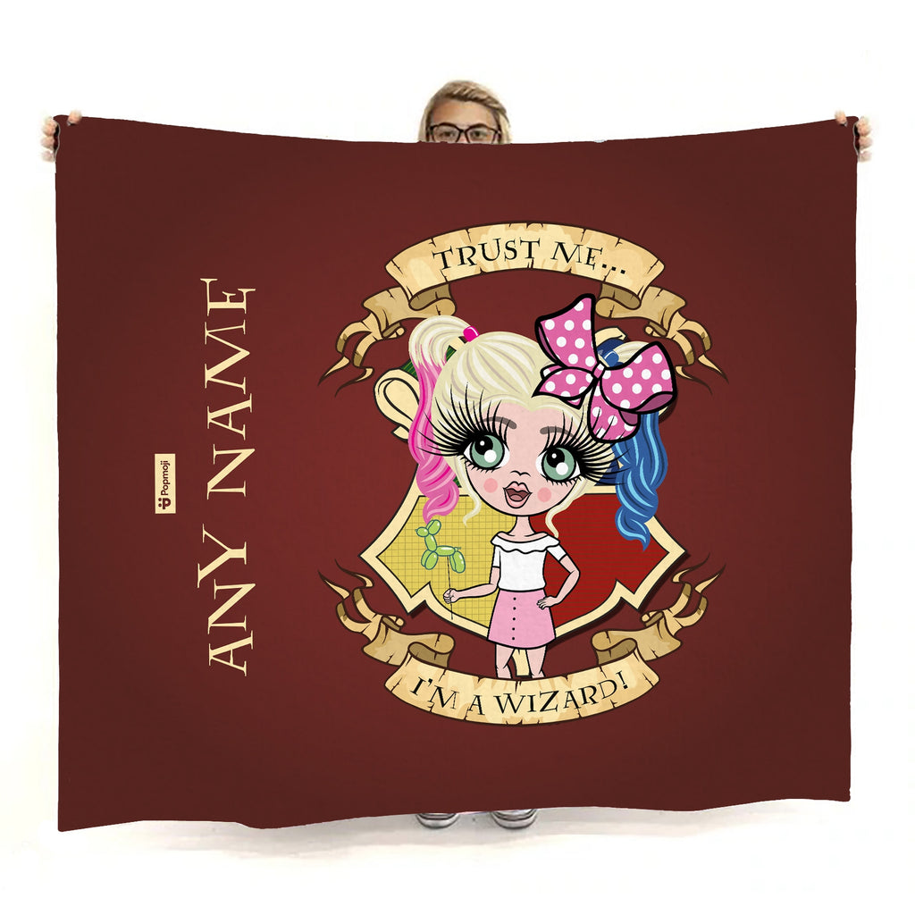 Girls Wizard Fleece Blanket - Image 1