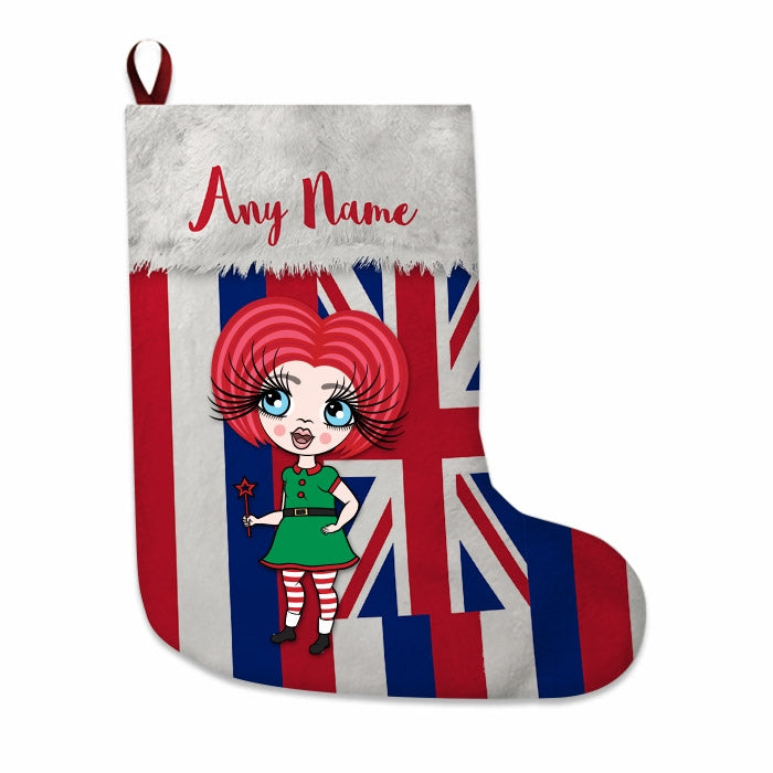 Girls Personalized Christmas Stocking - Hawaiian Flag - Image 2