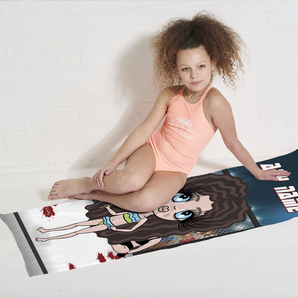 ClaireaBella Girls MMA Master Beach Towel - Image 3