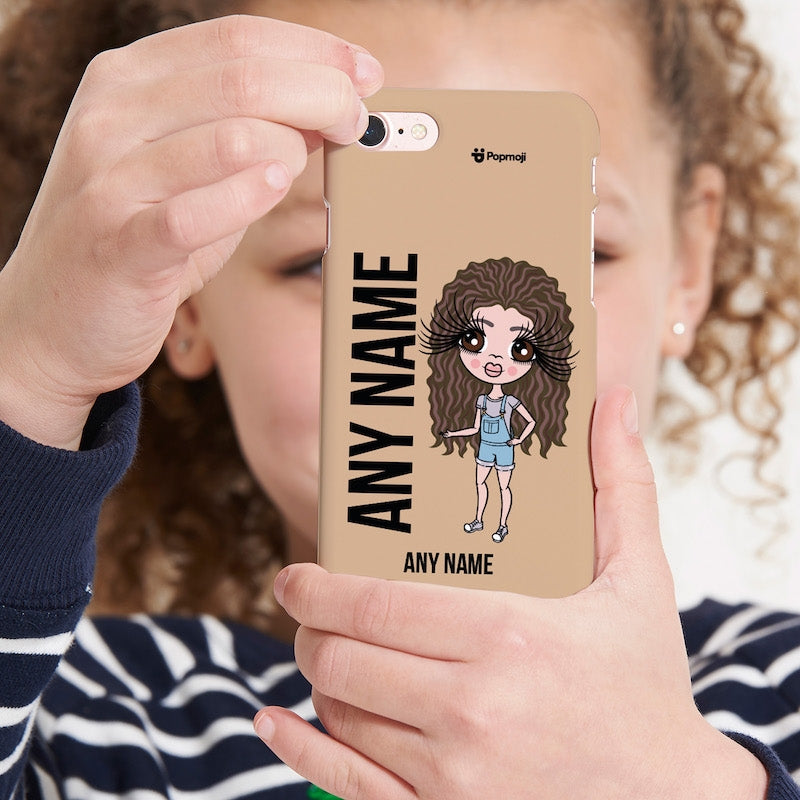 ClaireaBella Girls Personalized Nude Phone Case - Image 3