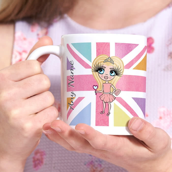 ClaireaBella Girls Union Jack Mug - Image 1