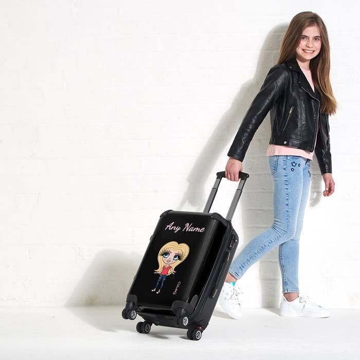 ClaireaBella Girls Black Suitcase - Image 5