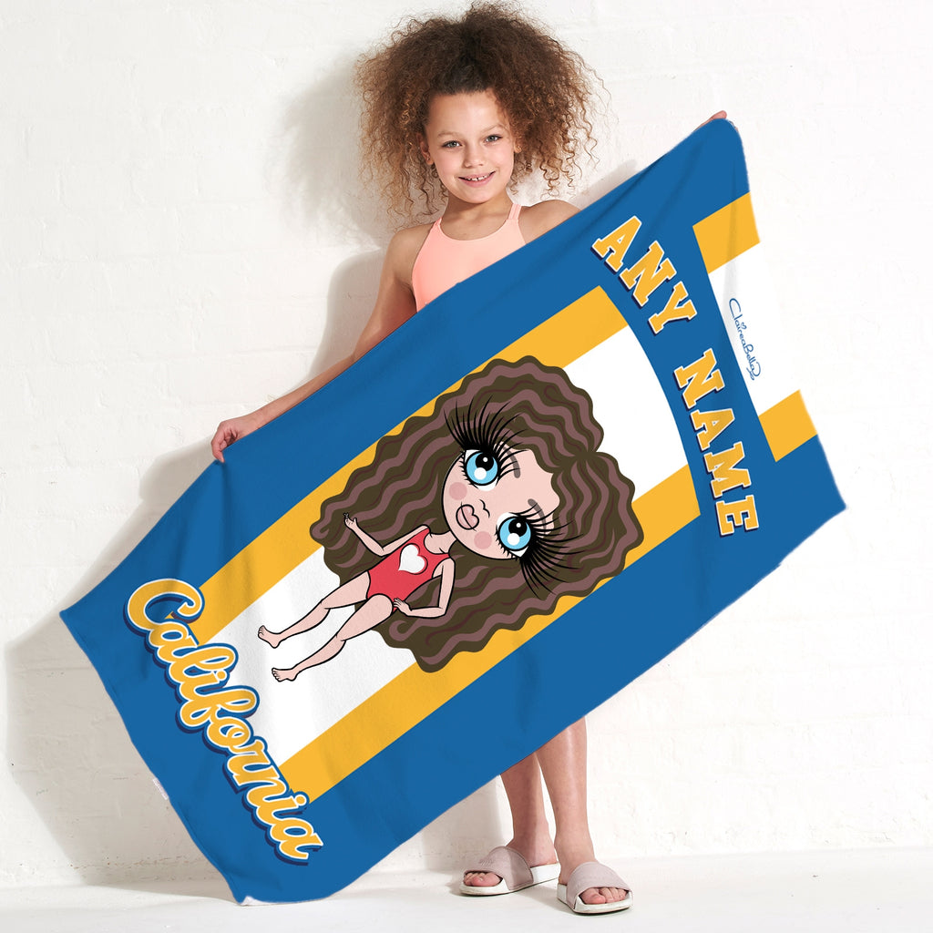 ClaireaBella Girls California Beach Towel - Image 3