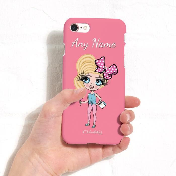 ClaireaBella Girls Personalized Pink Phone Case - Image 3