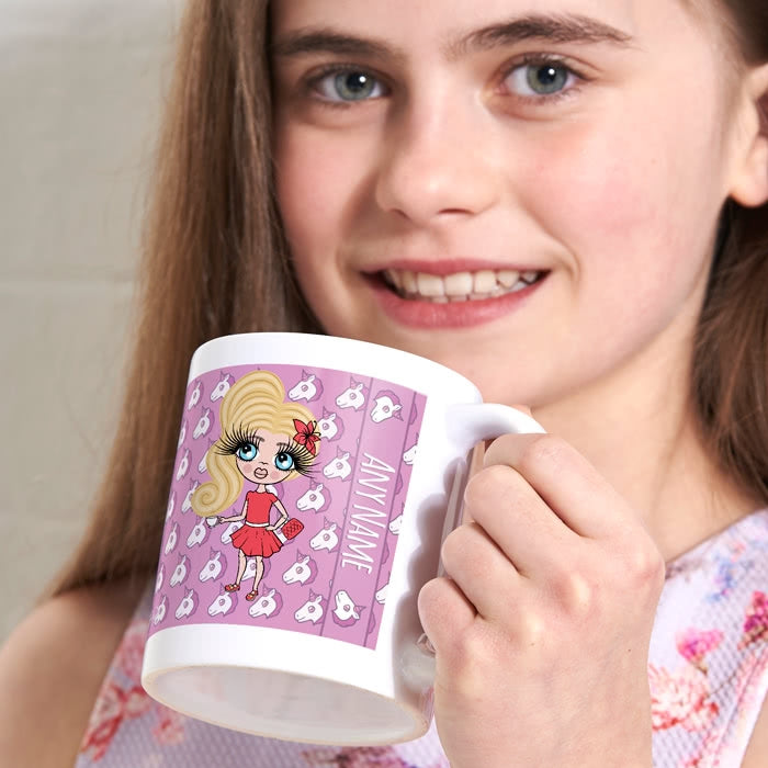ClaireaBella Girls Unicorn Emoji Mug - Image 2