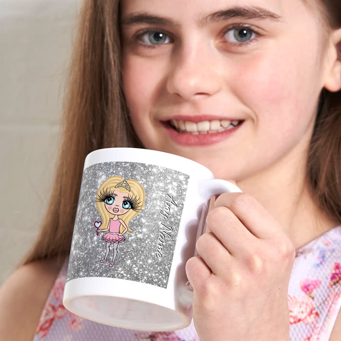 ClaireaBella Girls Glitter Effect Mug - Image 3