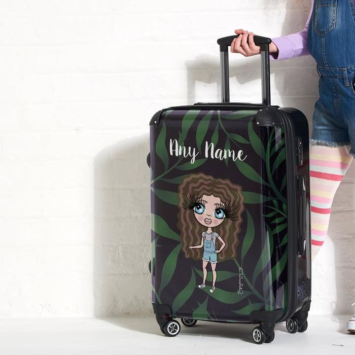 ClaireaBella Girls Tropical Suitcase - Image 1