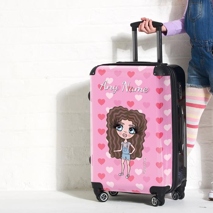 ClaireaBella Girls Heart Suitcase - Image 3