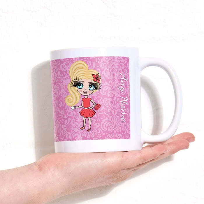 ClaireaBella Girls Lilac Floral Mug - Image 4