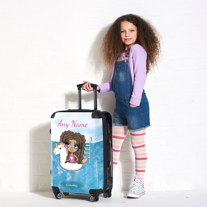 ClaireaBella Girls Unicorn Float Suitcase - Image 2