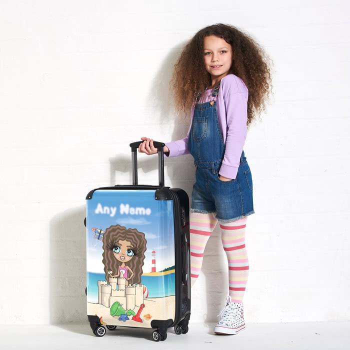 ClaireaBella Girls Sandcastle Fun Suitcase - Image 4