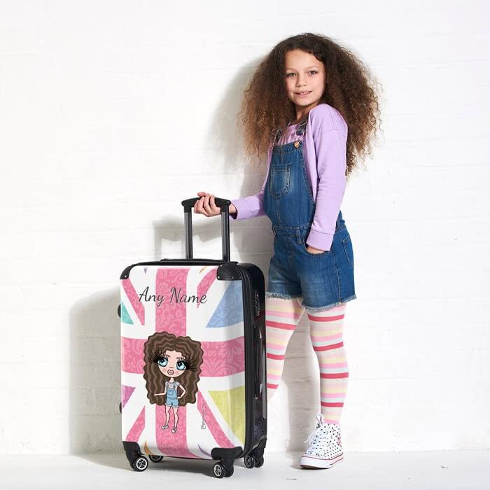 ClaireaBella Girls Union Jack Suitcase - Image 1