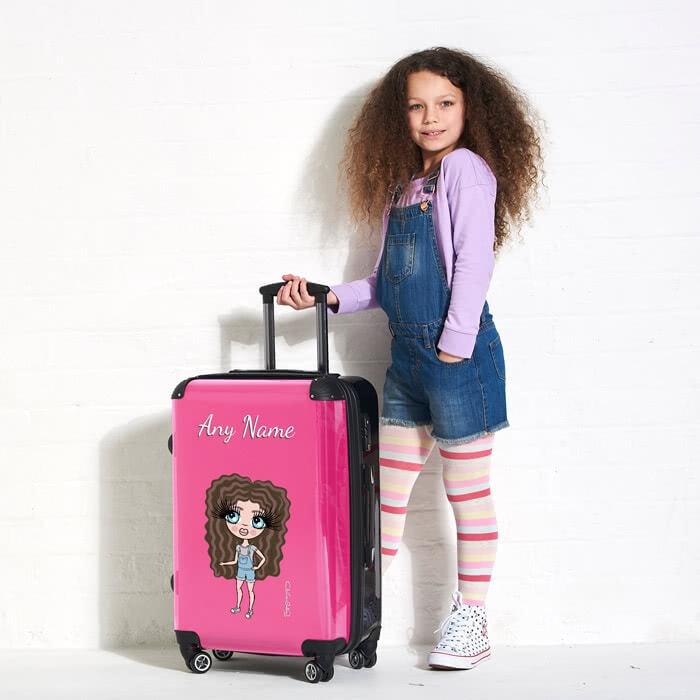 ClaireaBella Girls Hot Pink Suitcase - Image 4