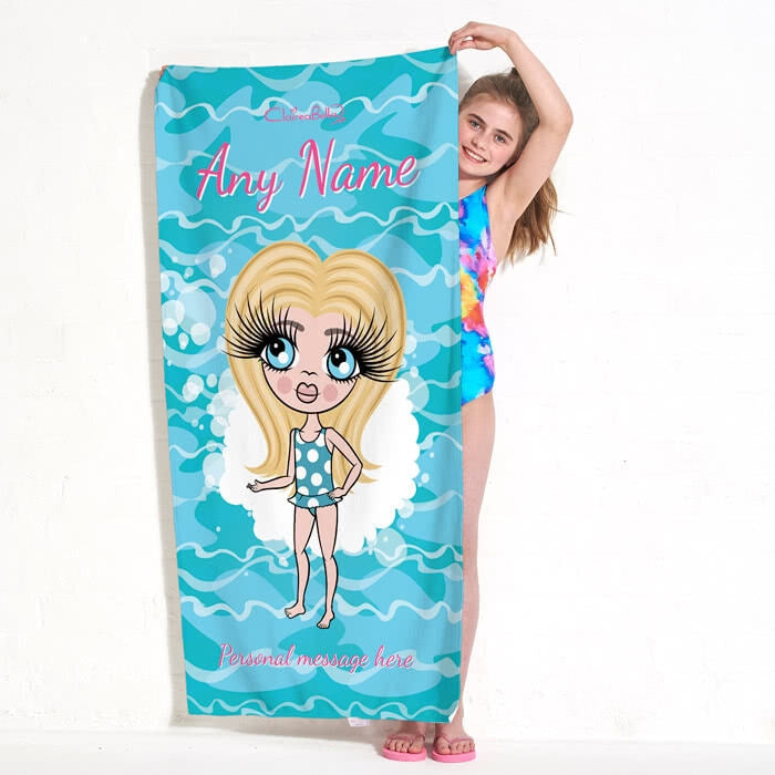 ClaireaBella Girls Pool Beach Towel - Image 3
